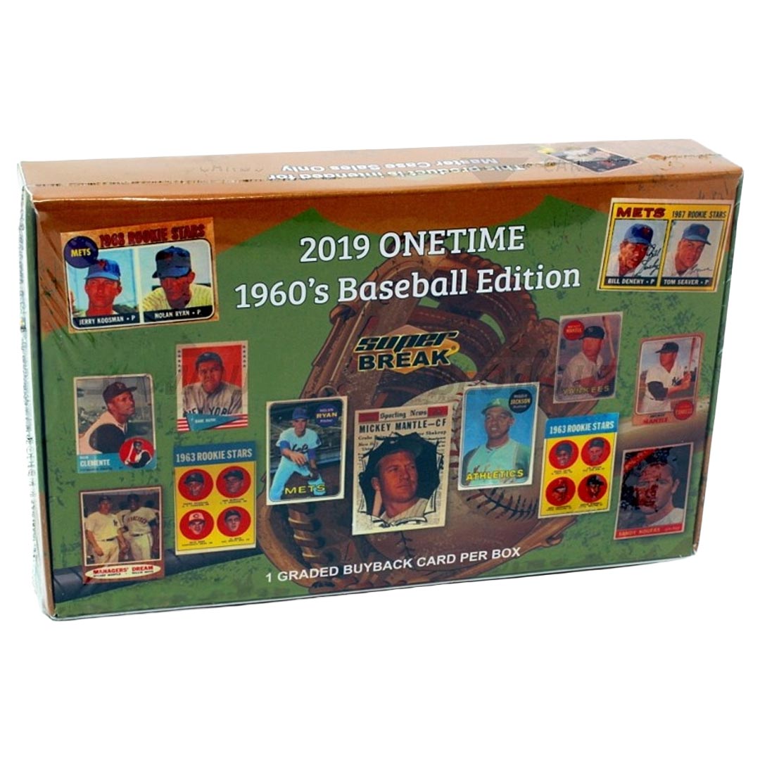 2019 Super Break One Time 1960's Vintage Edition Baseball Box