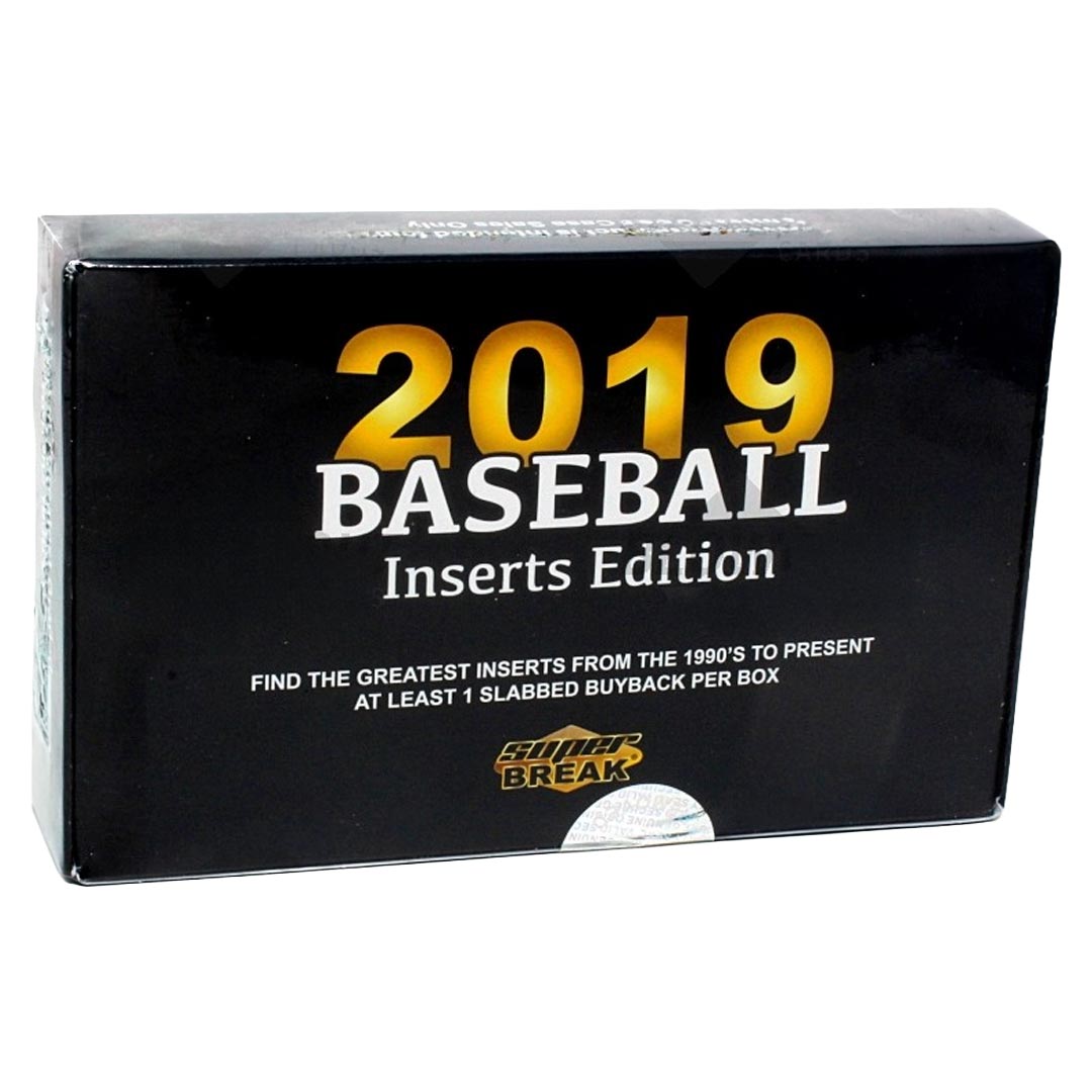 2019 Super Break One Time Insert Edition Baseball Box