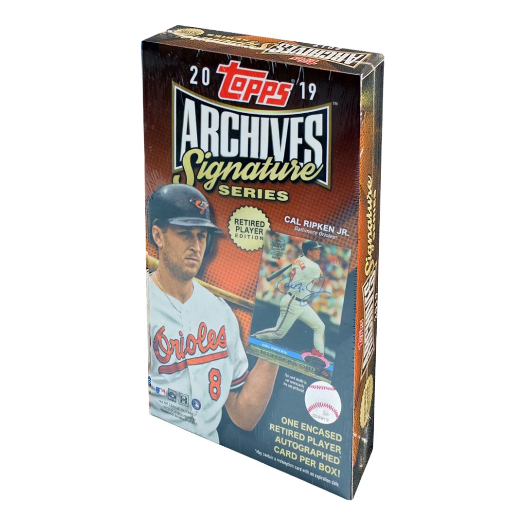 2019 Topps Archives Signature Series Retired Player Edition Baseball Hobby Box