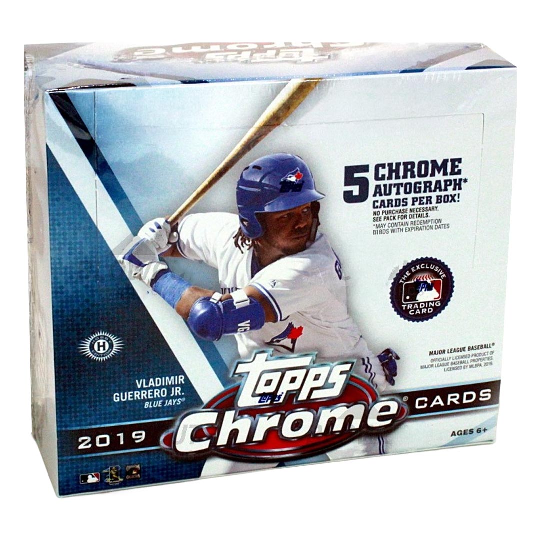 2019 Topps Chrome Baseball HTA Jumbo Hobby Box