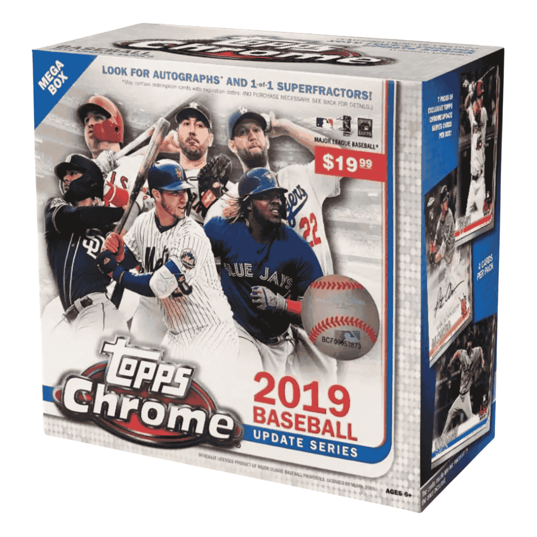 2019 Topps Chrome Update Baseball Mega Box