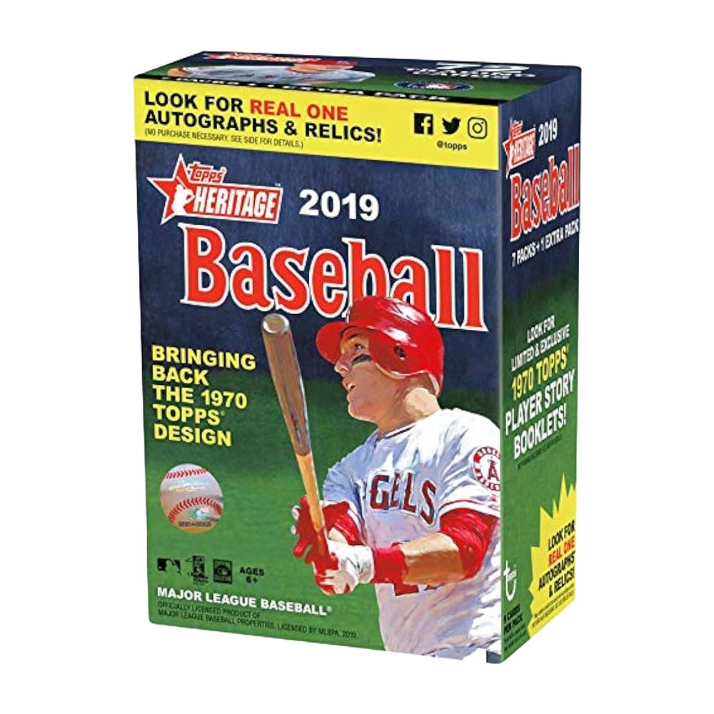 2019 Topps Heritage Baseball Online Exclusive Blaster Box