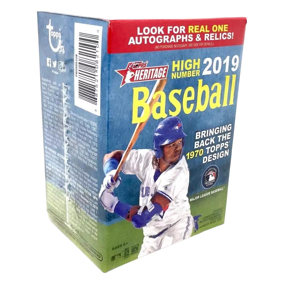 2019 Topps Heritage High Number Baseball Blaster Box