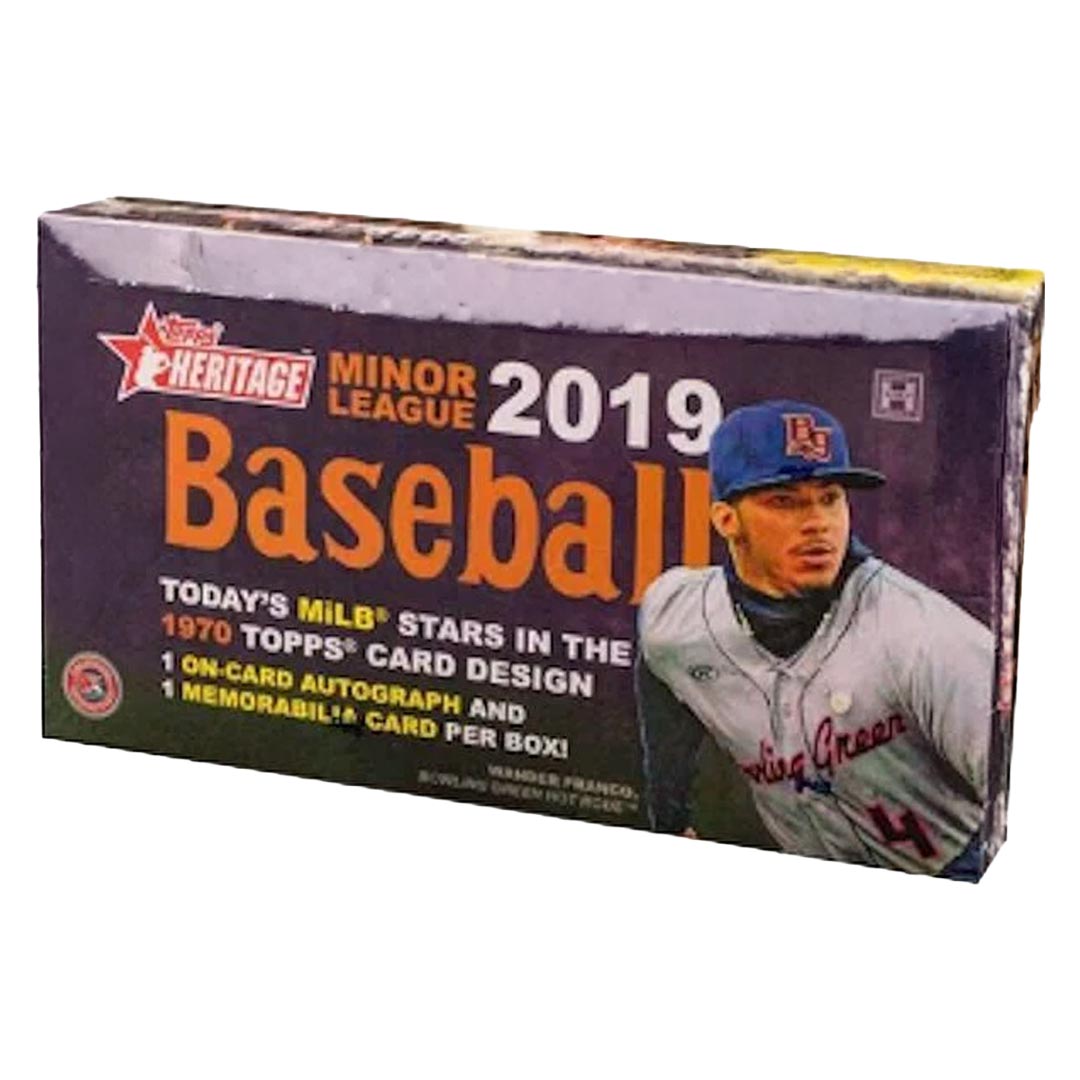 2019 Topps Heritage Minor League Baseball Hobby Box
