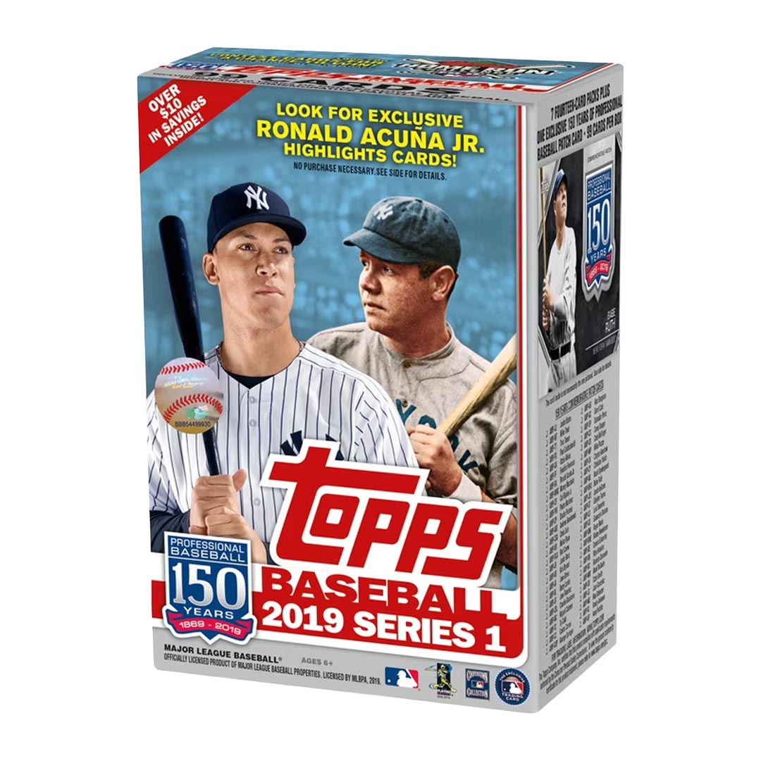 2019 Topps Series 1 Baseball 7ct Blaster Box Walmart