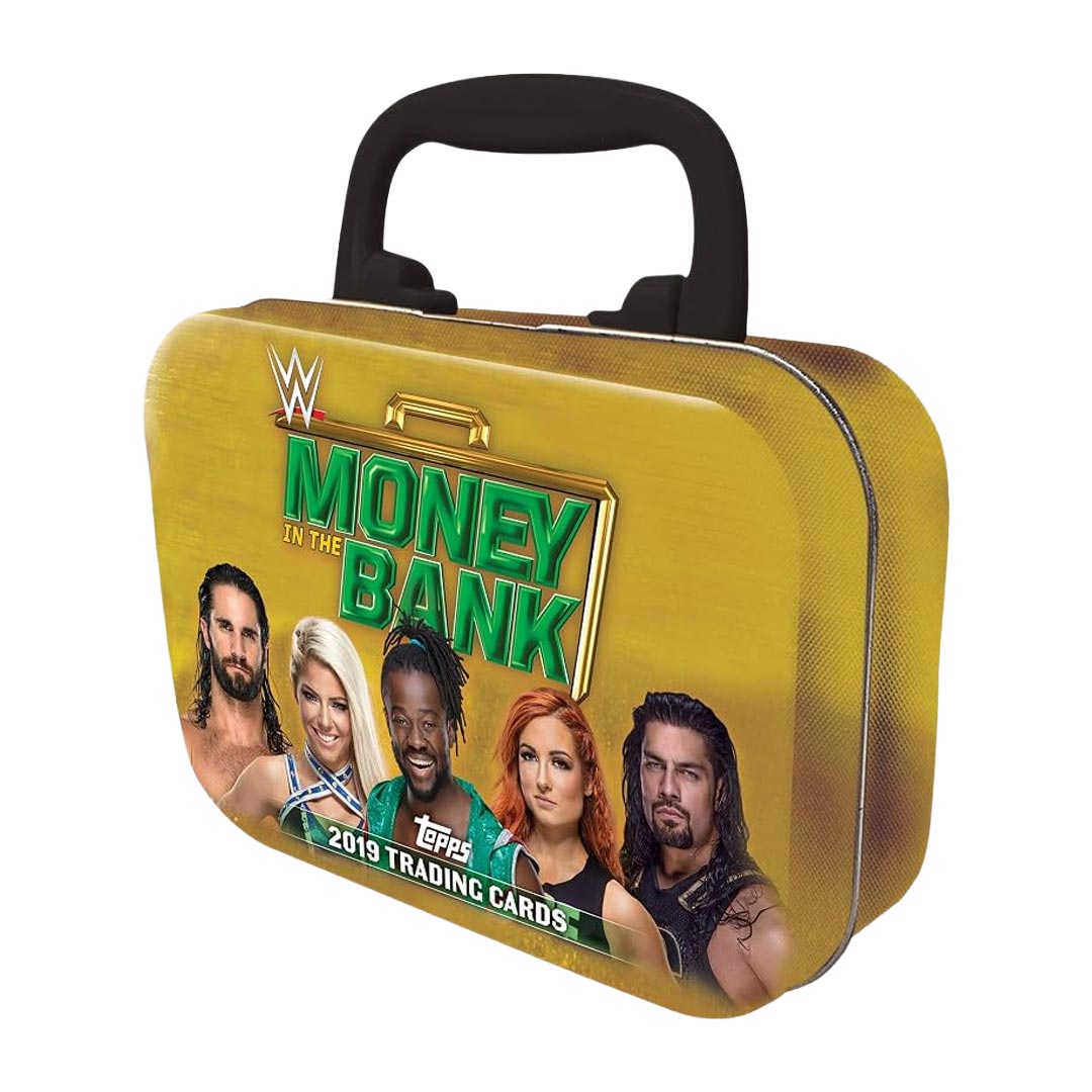2019 Topps WWE Money in the Bank Tin Box