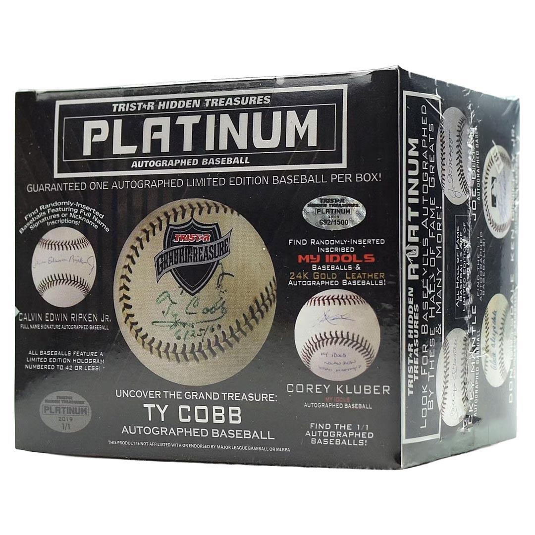 2019 Tristar Autographed Baseball Platinum Edition Box
