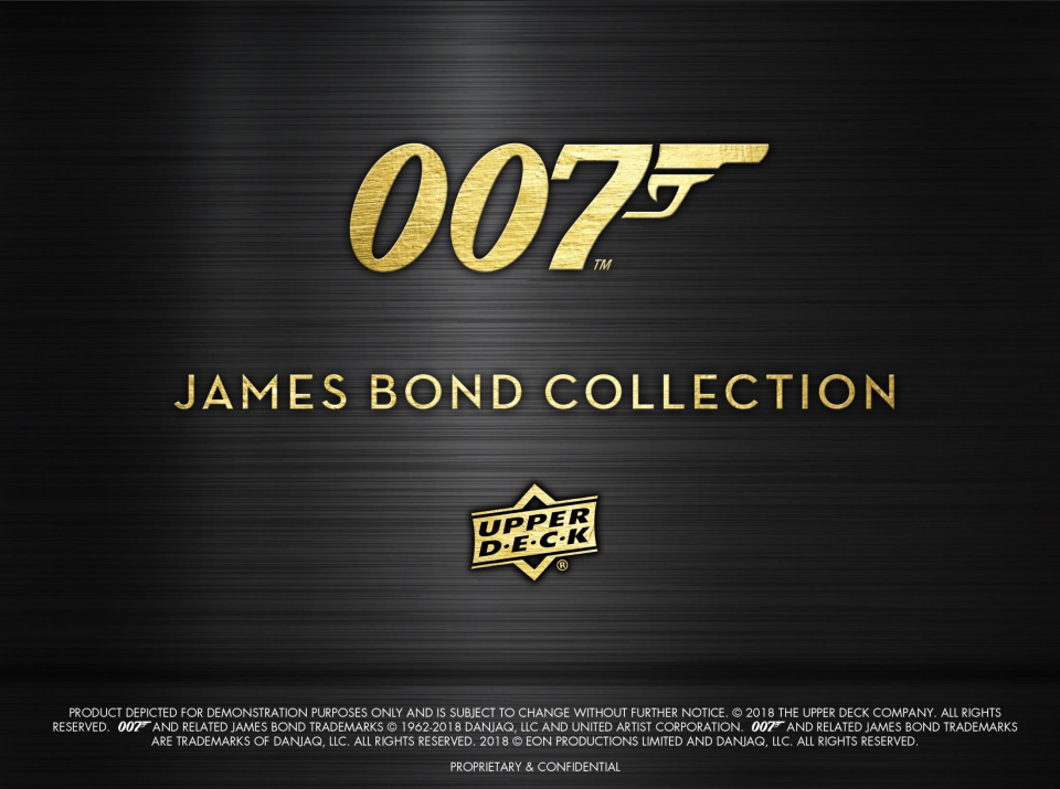 2019 Upper Deck James Bond Collection Hobby Box