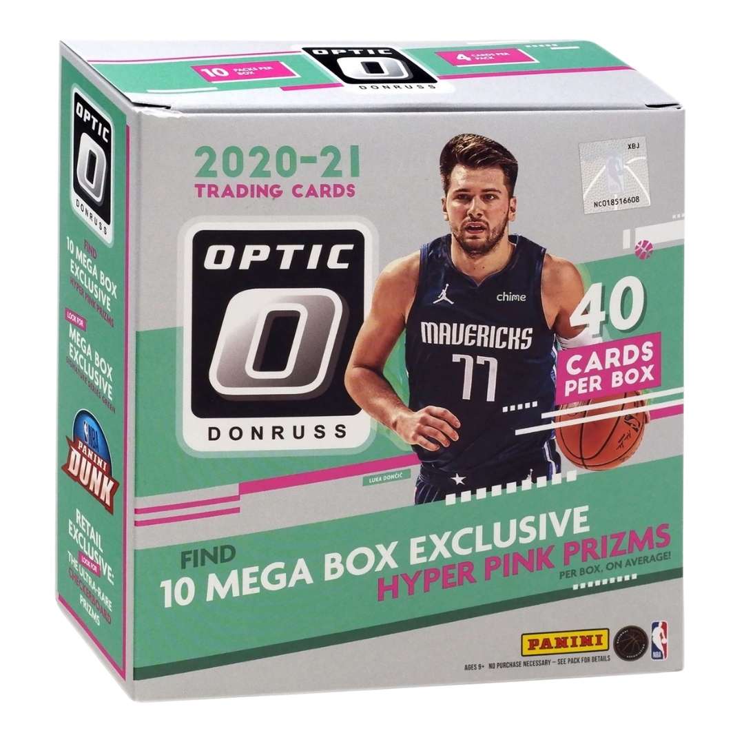 2020-21 Panini Donruss Optic Basketball Mega Box (Hyper Pink Prizms)