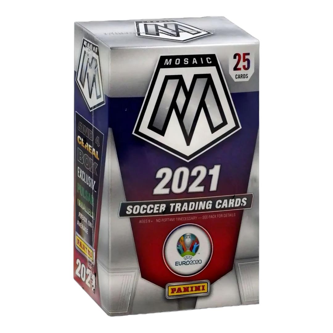  2020-21 Panini Mosaic UEFA Euro 2020 Soccer Cereal Box