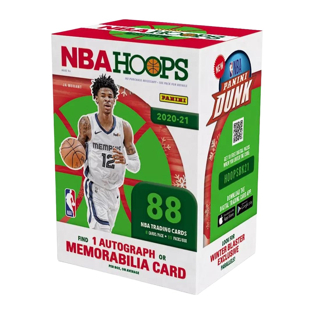 2020-21 Panini NBA Hoops Basketball Holiday 11-Pack Blaster Box