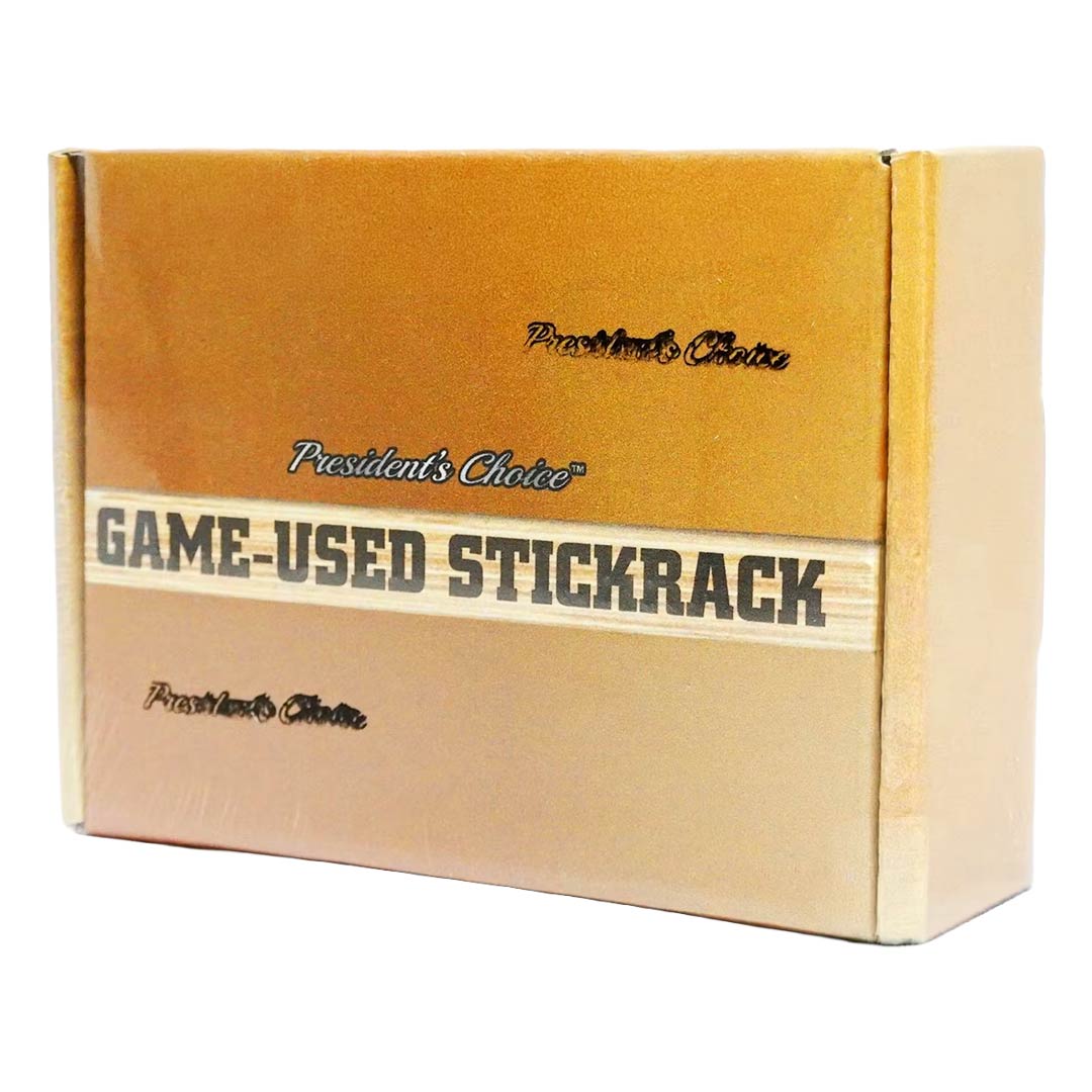 2020-21 President's Choice Game Used Stickrack Hockey Hobby Box