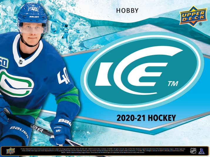 2020-21 Upper Deck Ice Hockey Hobby 12-Box Case