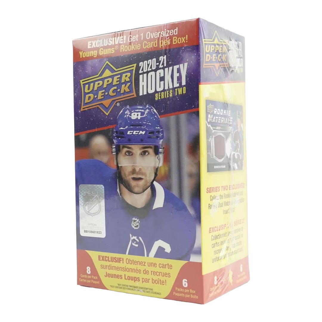 2020-21 Upper Deck Series 2 Hockey Blaster Box (Oversized Young Guns!)