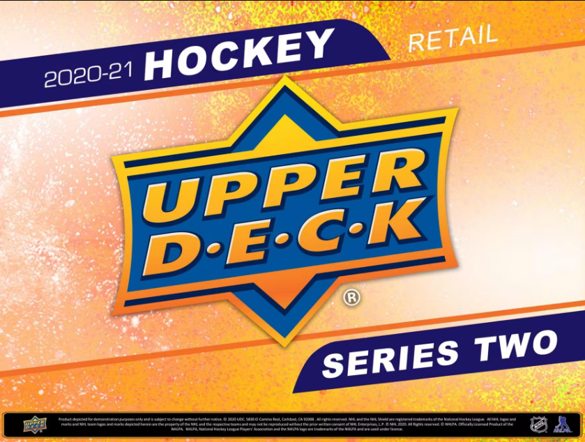 2020-21 Upper Deck Series 2 Hockey Fat Pack 6-Box Case