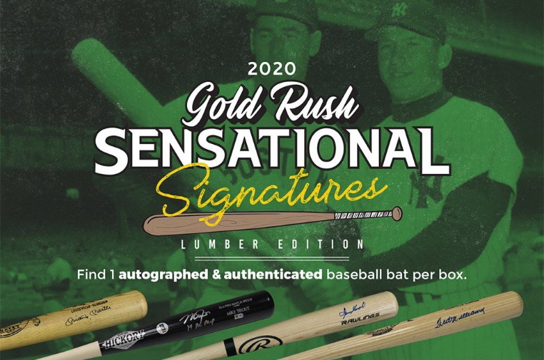 2020 Gold Rush Sensational Signatures Lumber Edition Box