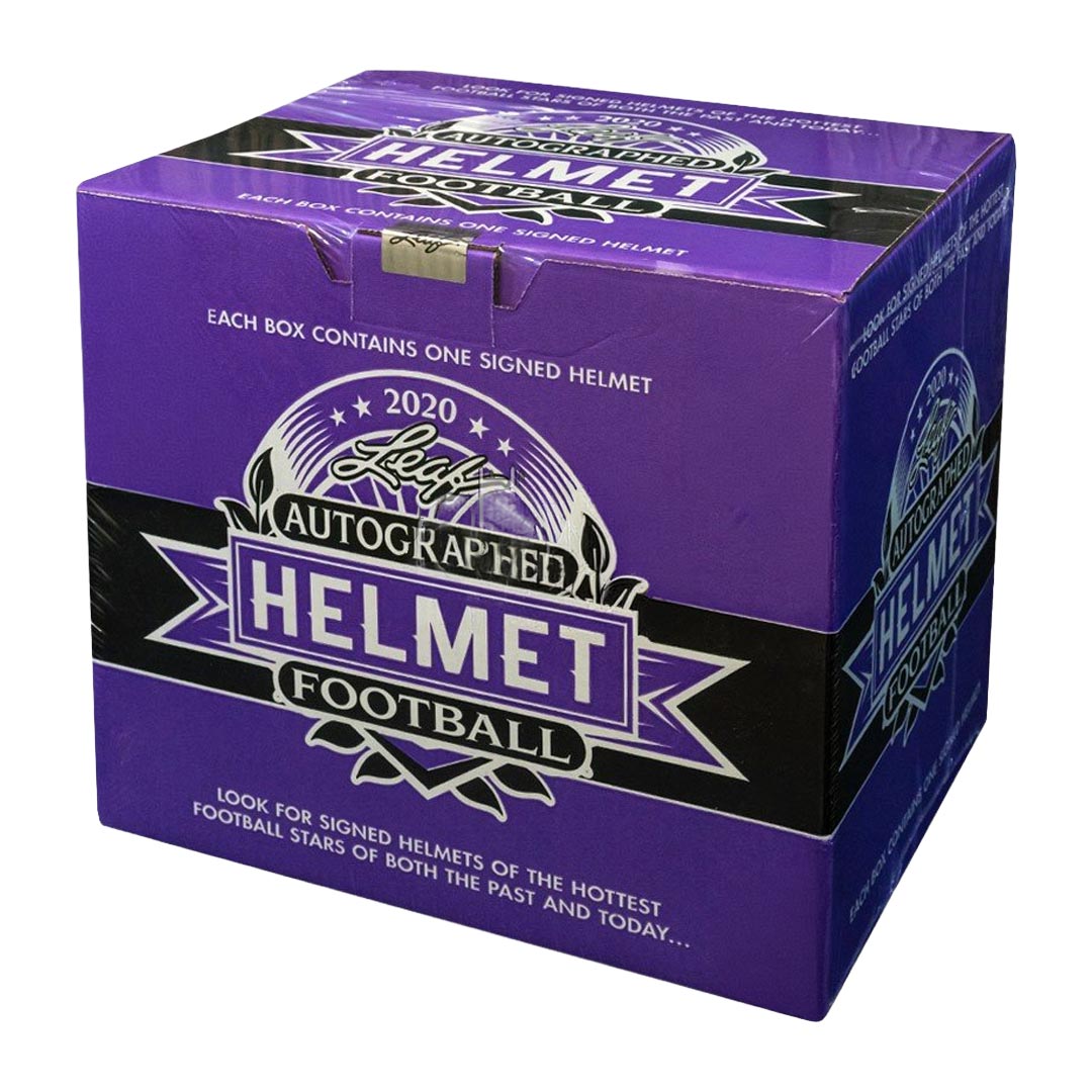 2020 Leaf Autographed Full Sized Helmet Football Box