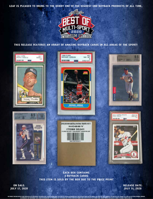 2020 Leaf Best of Multi-Sport Premium Edition Box