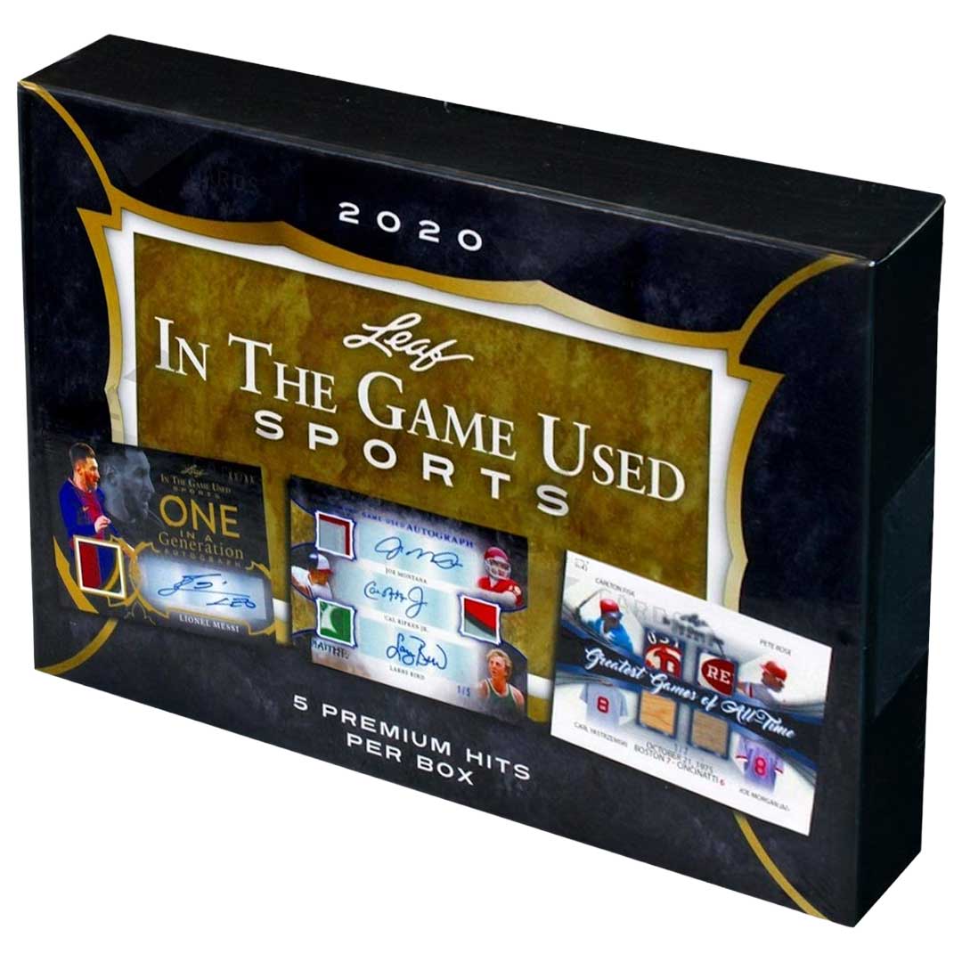 2020 Leaf In The Game Used Sports Box