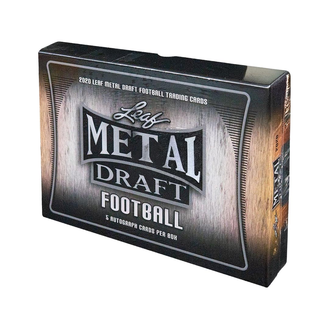 2020 Leaf Metal Draft Football Hobby Box