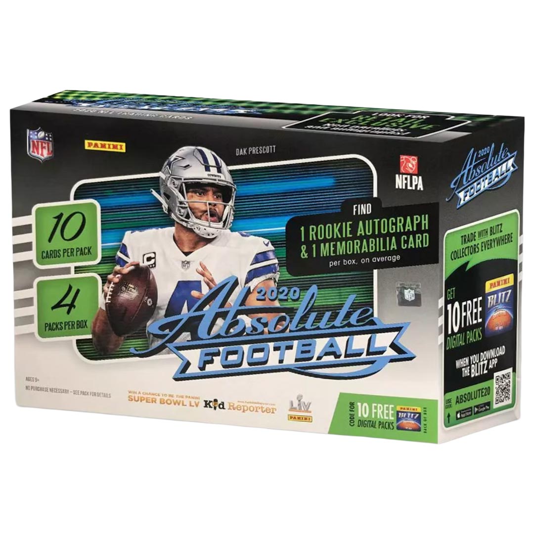2020 Panini Absolute Football 40-Card Mega Box