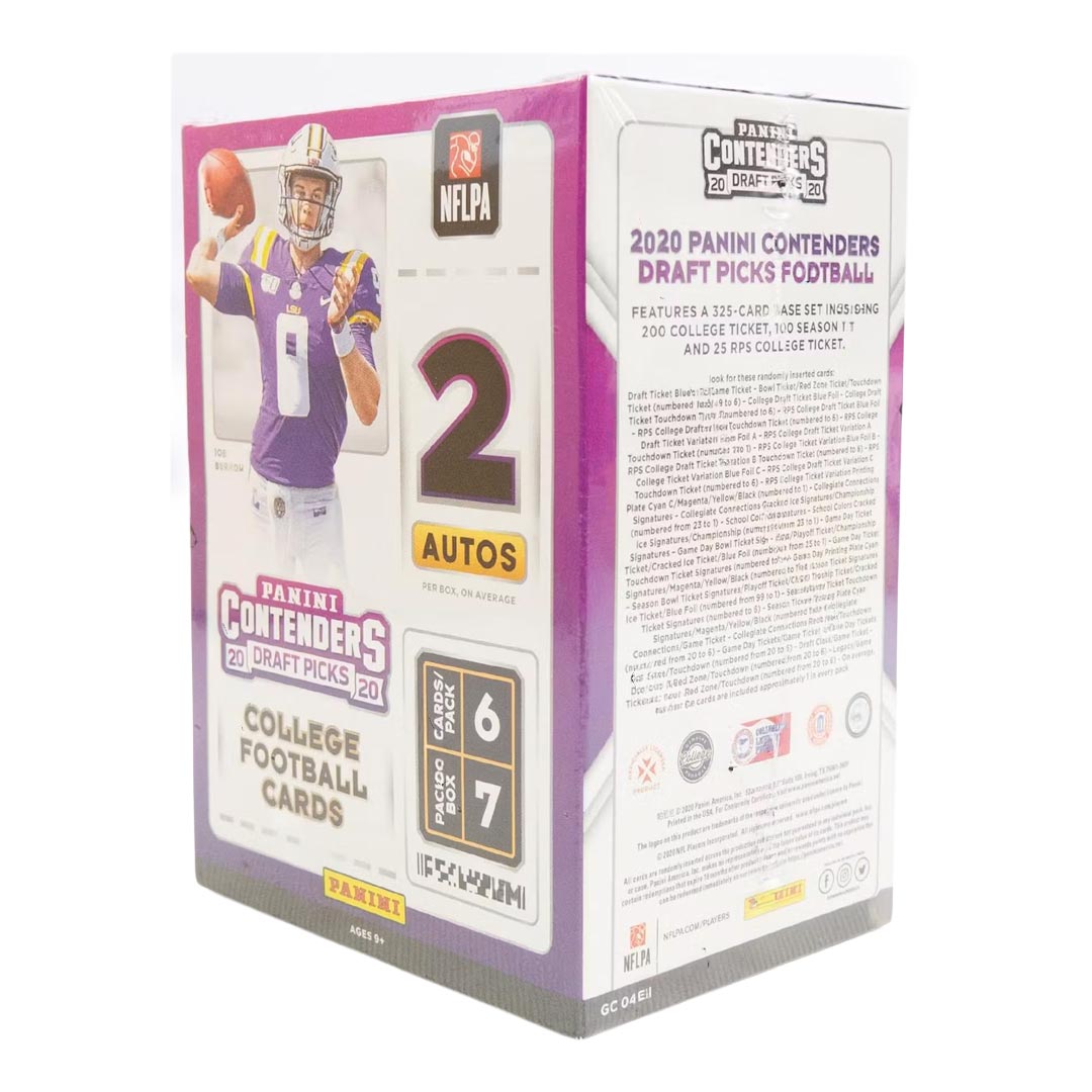 2020 Panini Contenders Draft Picks Football Blaster Box