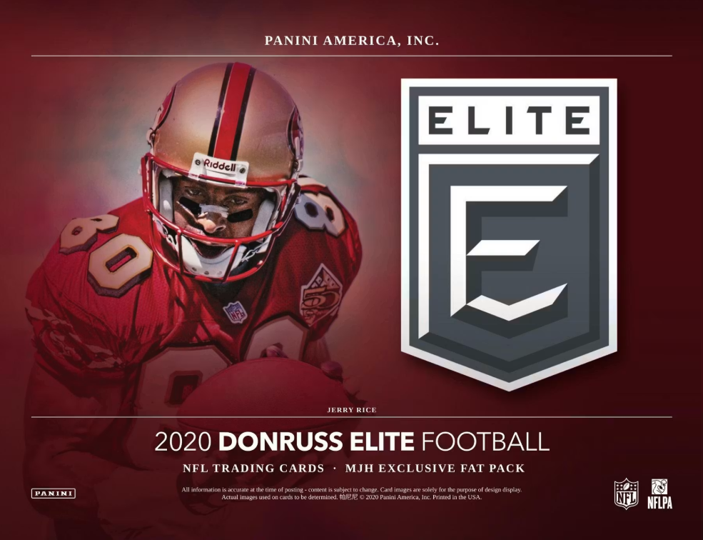 2020 Panini Donruss Elite Football Fat Pack 12-Box Case