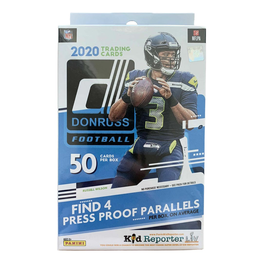 2020 Panini Donruss Football Blue Hanger Box - Press Proof Parallels