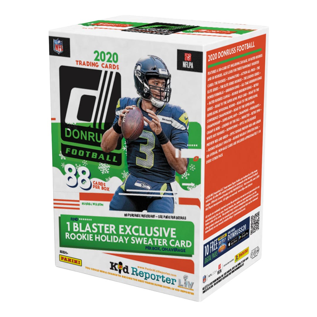 2020 Panini Donruss Holiday Football Blaster Box