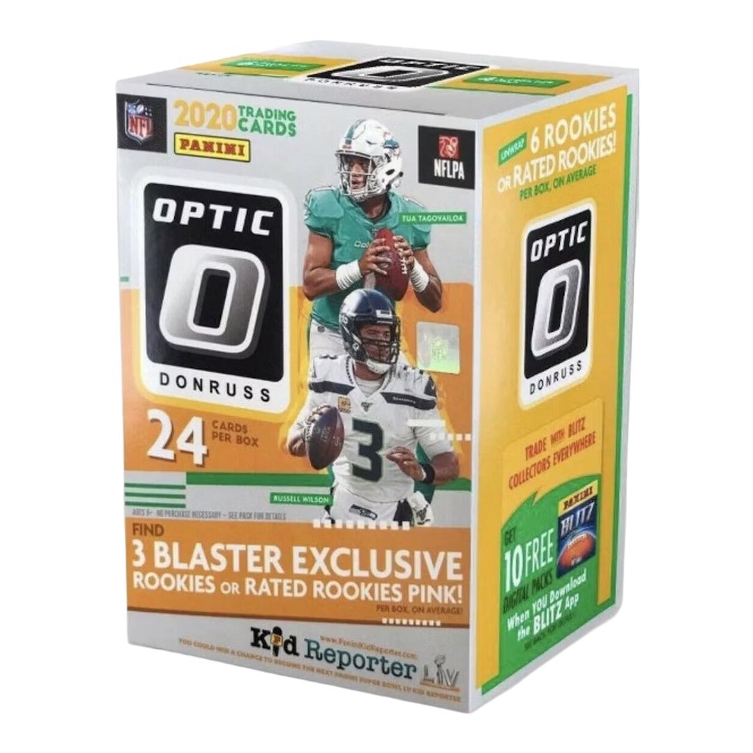 2020 Panini Donruss Optic Football 6-Pack Blaster Box (Pink Parallels)