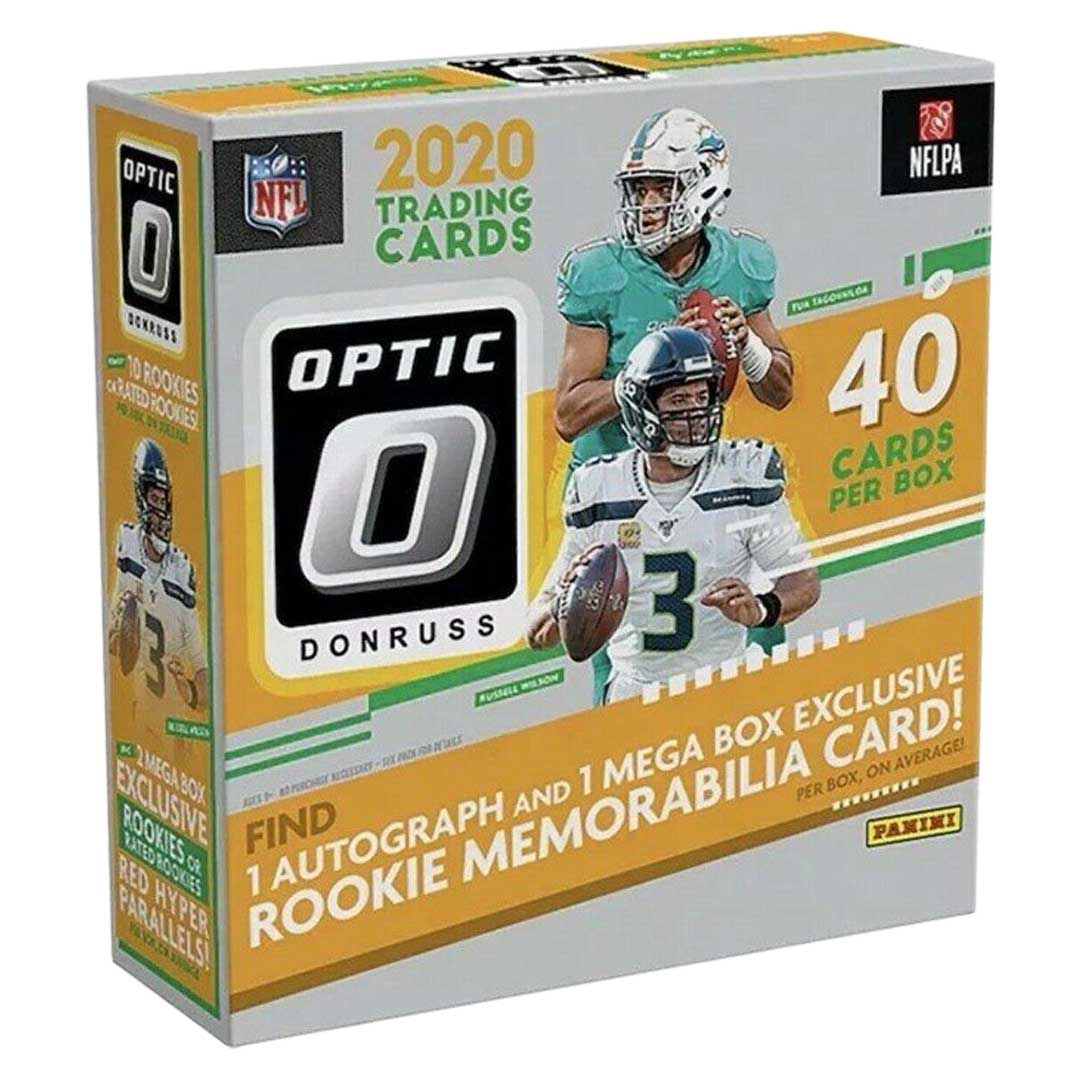 2020 Panini Donruss Optic Football Blue Hyper Mega Box