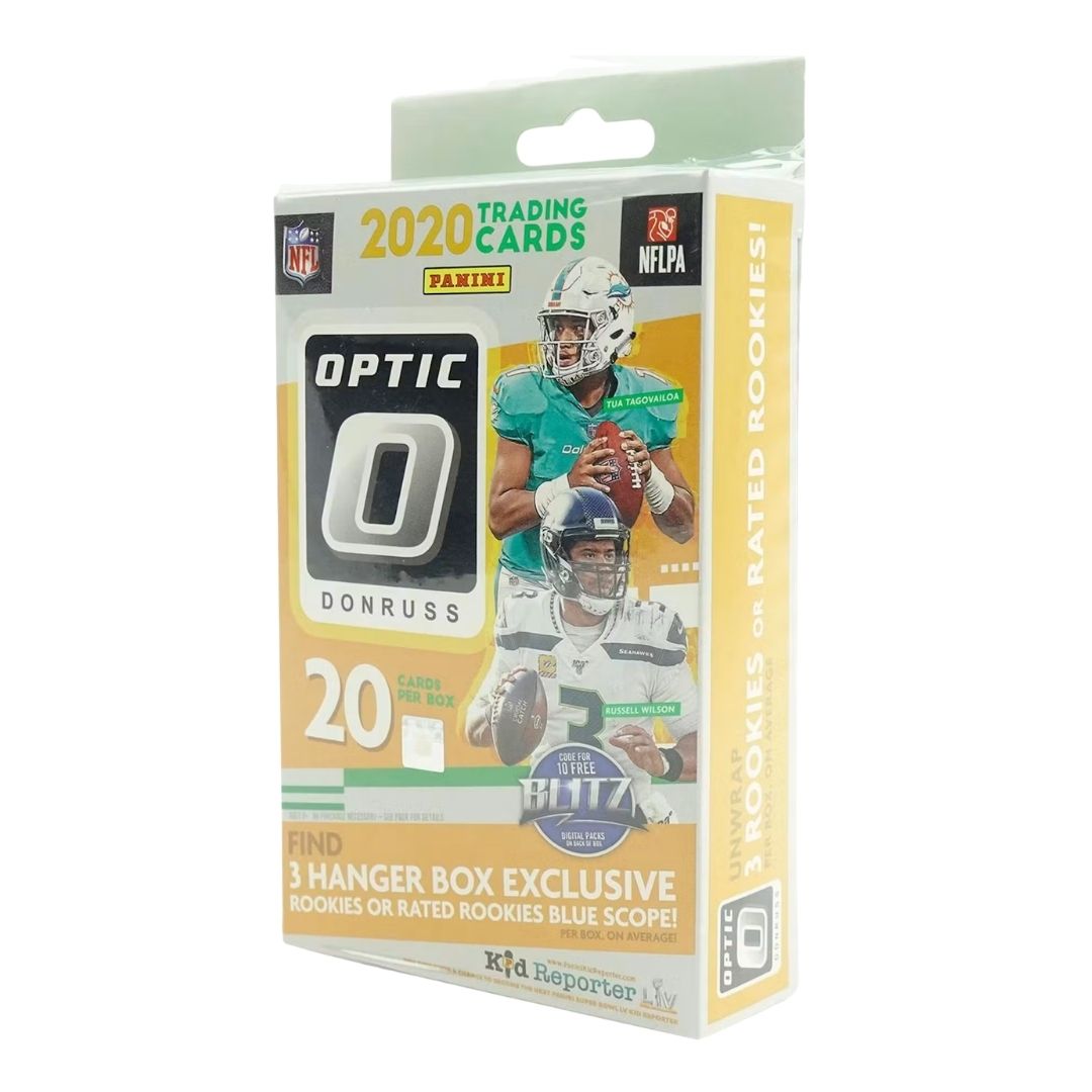 2020 Panini Donruss Optic Football Hanger Box (Blue Scope Parallels!)