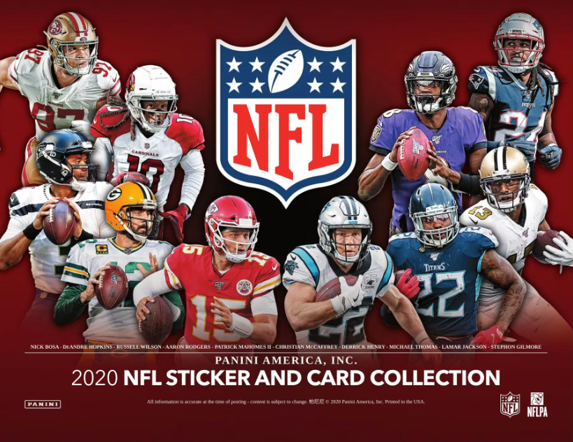 2020 Panini Football Sticker Collection Box (Slightly Damaged)