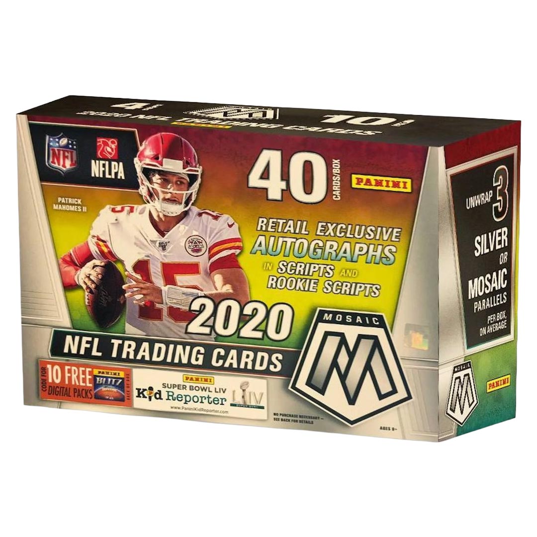 2020 Panini Mosaic Football Mega Box (Target)
