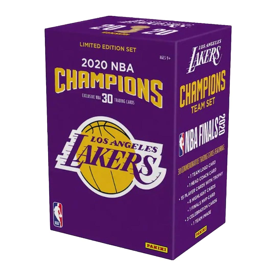 2020 Panini NBA Champions Los Angeles Lakers Basketball Box Set