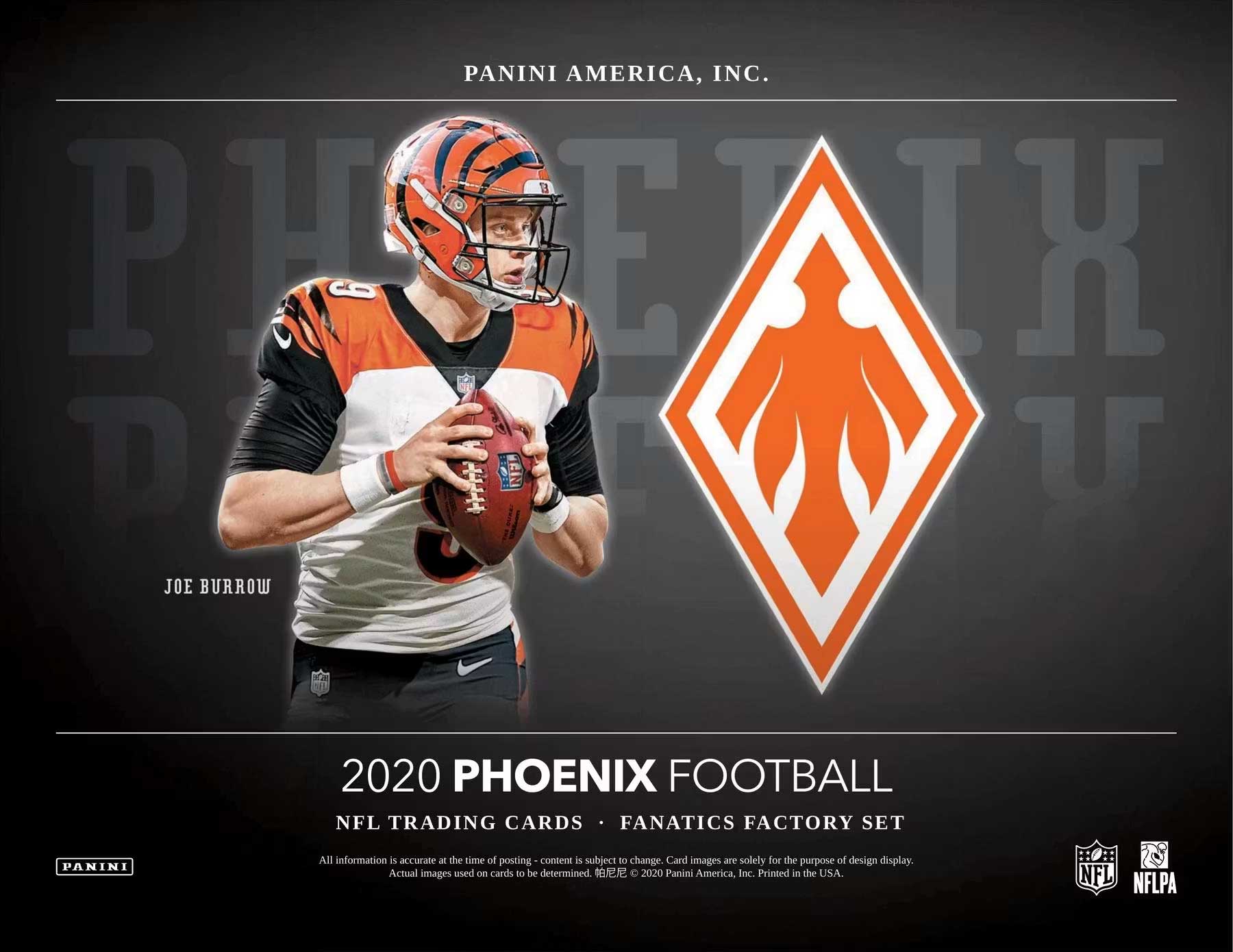 2020 Panini Phoenix Football Factory 8-Set Case