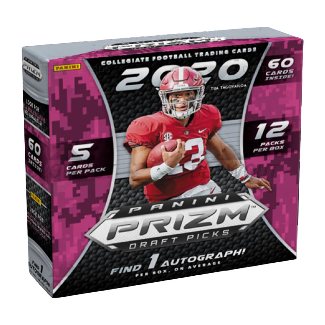 2020 Panini Prizm Collegiate Draft Picks Football Mega Box