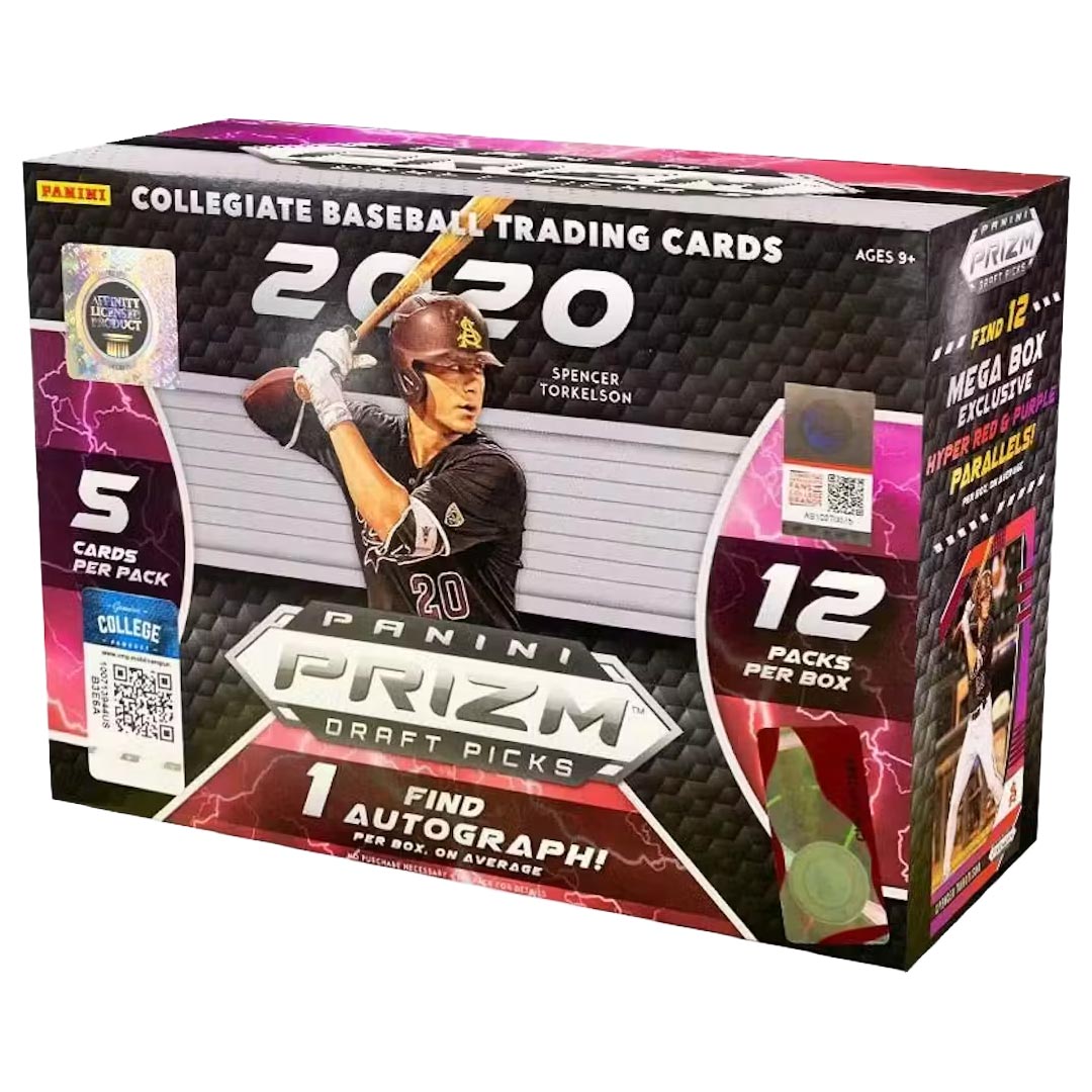2020 Panini Prizm Draft Picks Baseball Mega Box