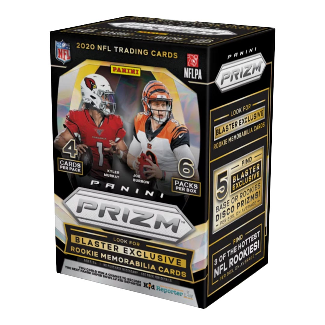 2020 Panini Prizm Football Blaster Box (Disco Prizms)