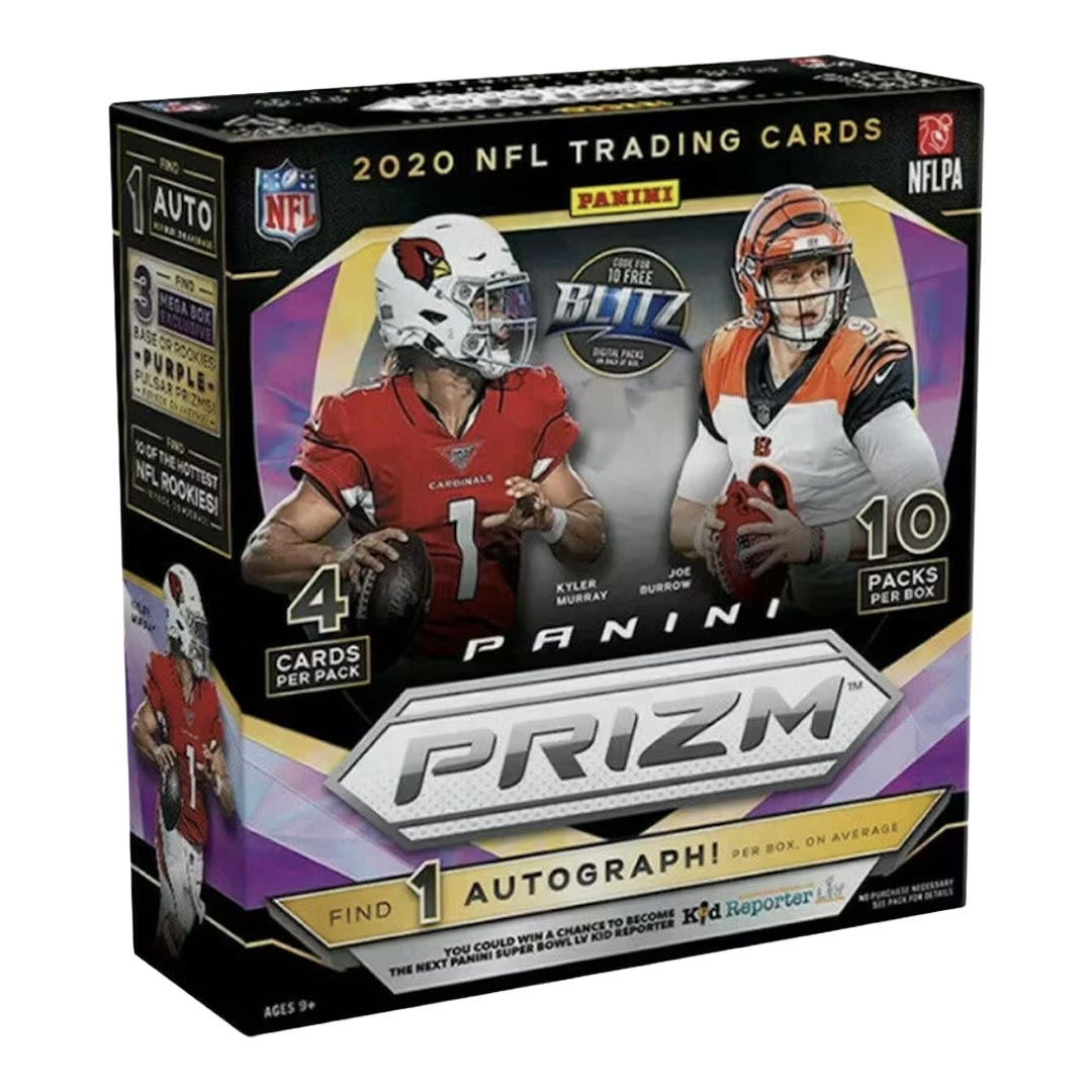  2020 Panini Prizm Football Mega Box (Purple Prizms)