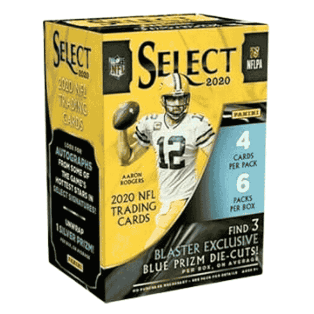 2020 Panini Select Football Tri-Color Die-Cut Prizm Blaster Box