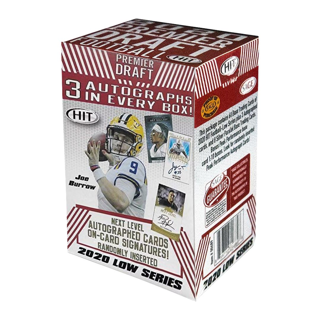 2020 Sage Hit Low Series Football Blaster Box