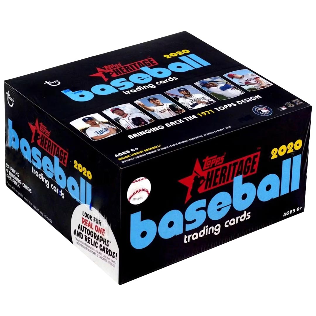 2020 Topps Heritage Baseball 24-Pack Retail Box