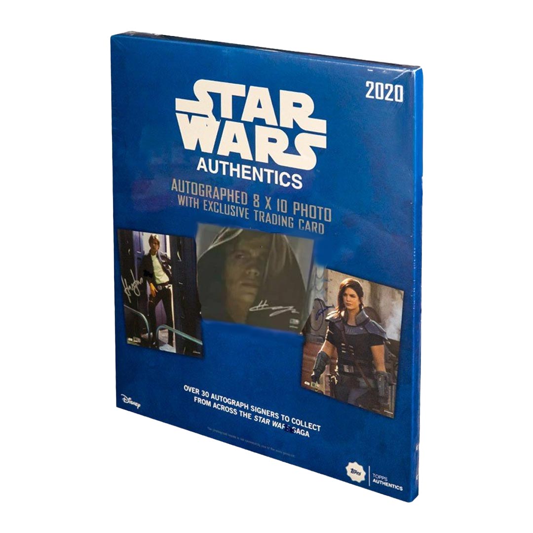 2020 Topps Star Wars Authentics Autographed 8x10 Photo & Trading Card Box