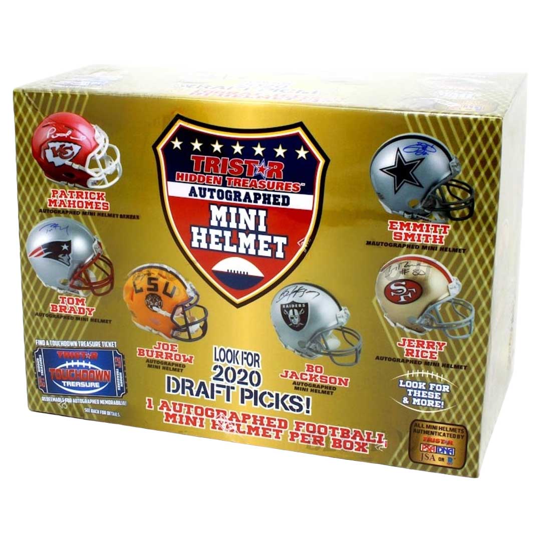 2020 Tristar H/T Football Mini Helmet Box