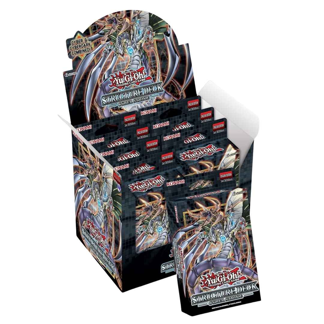 2020 Yu-Gi-Oh! Structure Deck Cyber Strike Display Box (8 Decks)