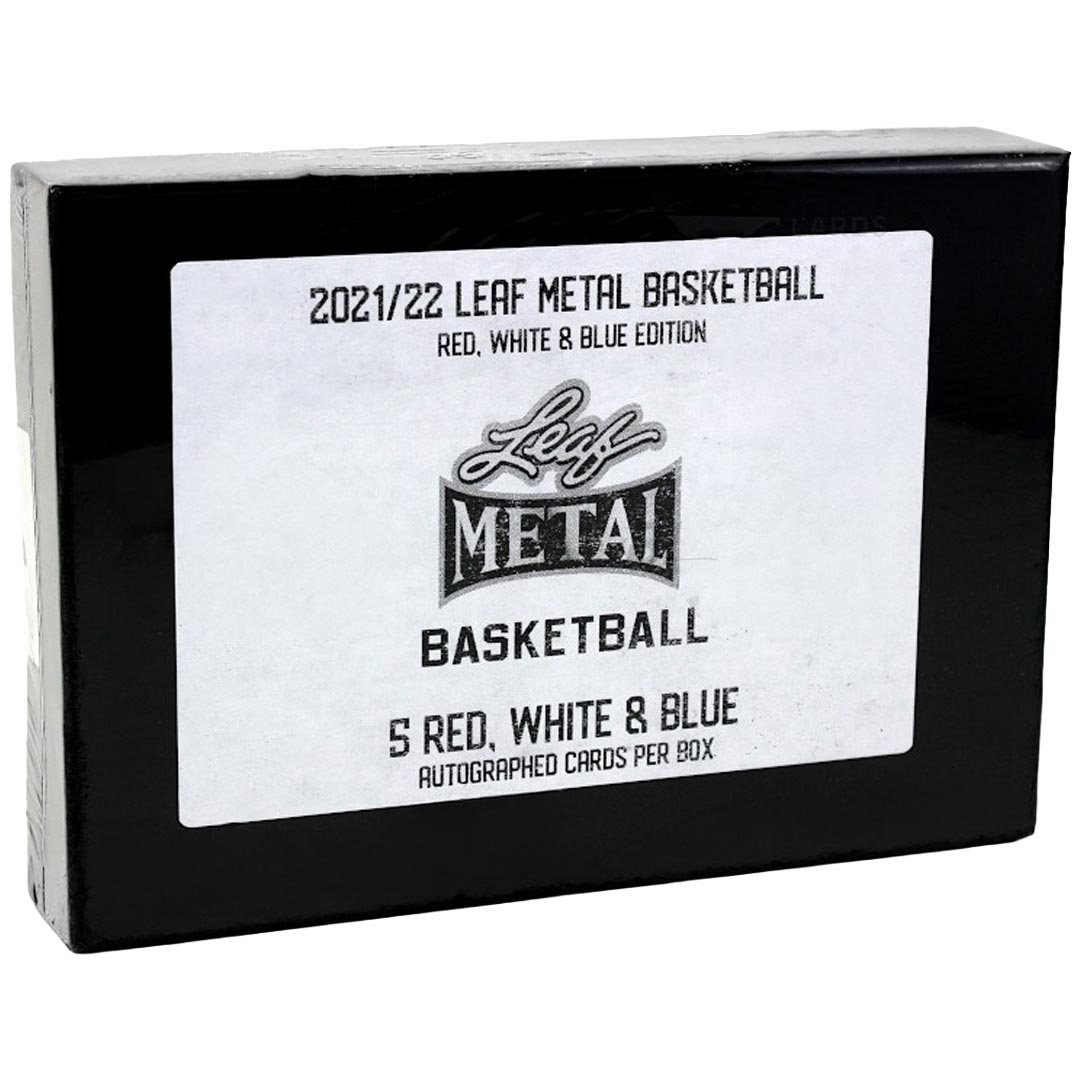 2021-22 Leaf Metal Basketball Red, White & Blue Edition Box