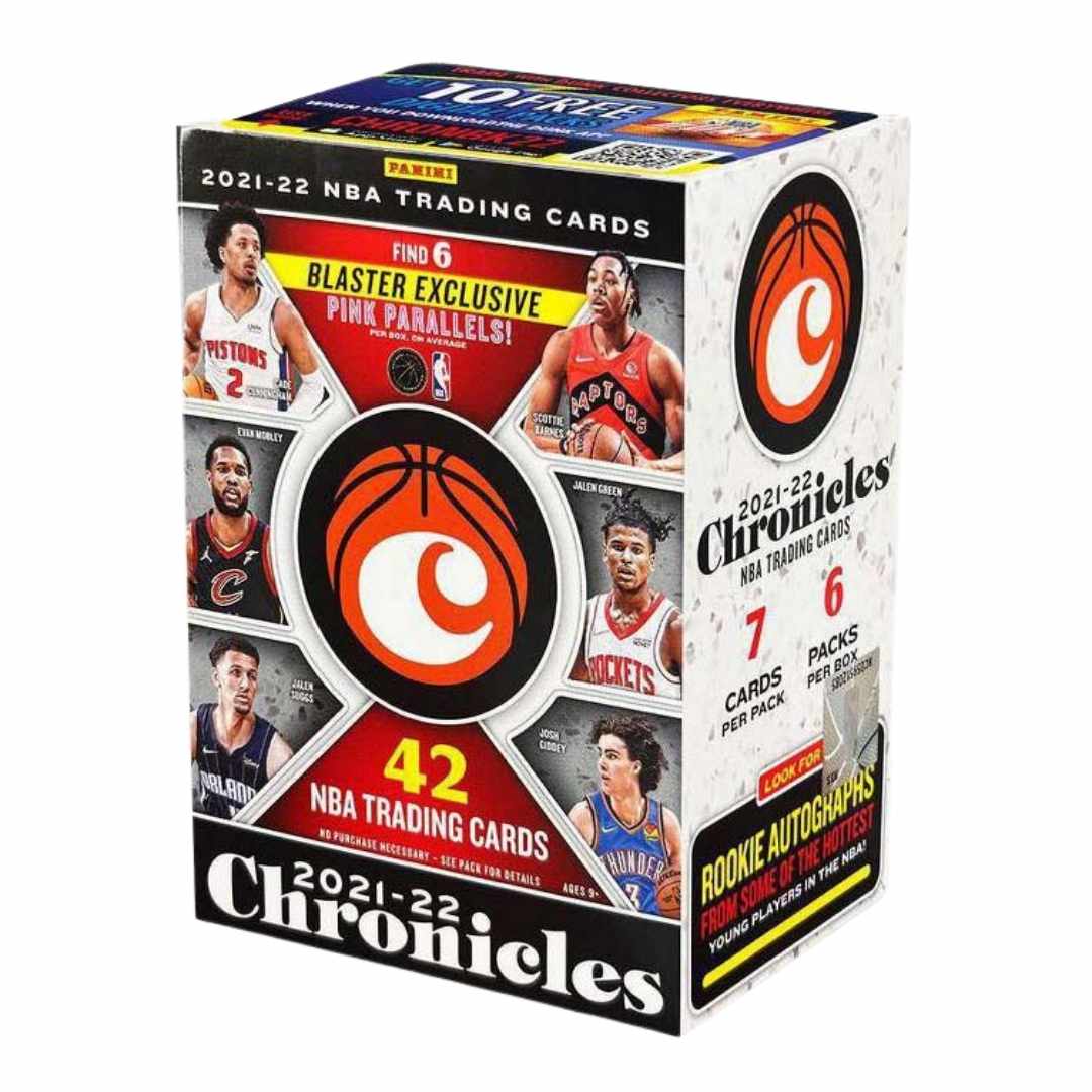 2021-22 Panini Chronicles Basketball Fanatics Blaster Box (Green Ice Parallels)