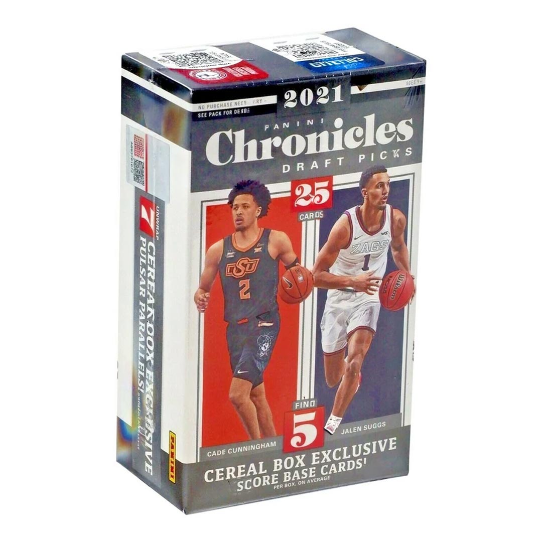 2021-22 Panini Chronicles Draft Picks Basketball Cereal Box