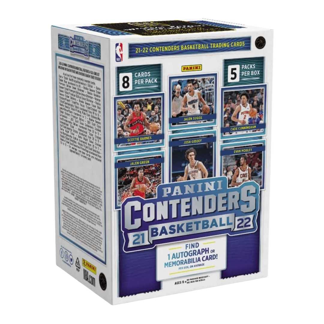 2021-22 Panini Contenders Basketball Blaster Box
